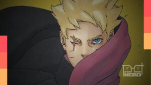Kawaki na dimensão onde Naruto e Hinata estão selados em Boruto: Two Blue Vortex