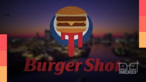 Identidade temática do Burger Shot de GTA 6 no Kaseya Center, arena do Miami Heat, em Miami