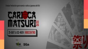 Divulgação do Carioca Matsuri 2026, festival de cultura japonesa e geek no Riocentro
