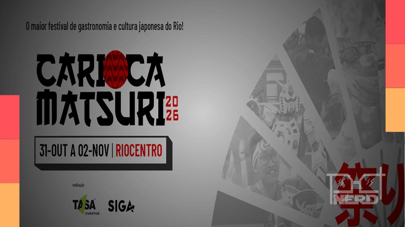 Divulgação do Carioca Matsuri 2026, festival de cultura japonesa e geek no Riocentro