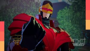 Ciclope usa seus raios ópticos e o poder da Fênix em Marvel Tōkon: Fighting Souls