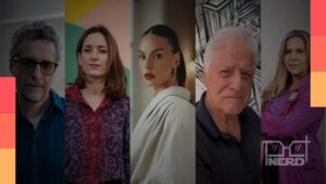 Kleber Mendonça Filho, Emilie Lesclaux, Isis Valverde, Luiz Carlos Merten e Luizianne Lins, homenageados do Cine Ceará 2026