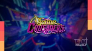 Arte de Anime Crusaders para guia de códigos, recompensas e resgate no Roblox