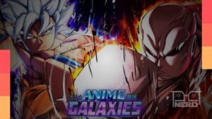 Personagens de anime reunidos em Anime Galaxies, jogo de defesa de base do Roblox