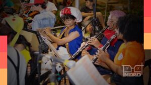 Divulgação do concerto CineAnime, com apresentação gratuita na Orla de Petrolina