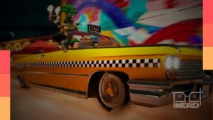 Mapa brasileiro de Crazy Taxi: World Tour inspirado em praias, favelas e cidades modernas