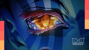 Logo da Crunchyroll ao lado de referências visuais a anime e adaptações live-action