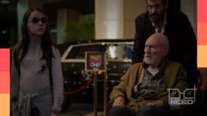 Dafne Keen e Patrick Stewart interpretam Laura e Charles Xavier no filme Logan