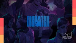 Arte promocional de Dispatch para celebrar o aniversário do jogo e anunciar novidades