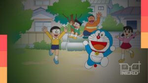 Doraemon, o gato robô azul, em imagem de divulgação do anime de 2005