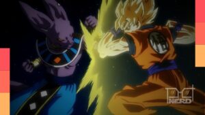 Goku enfrenta Bills em Dragon Ball Super: Beerus
