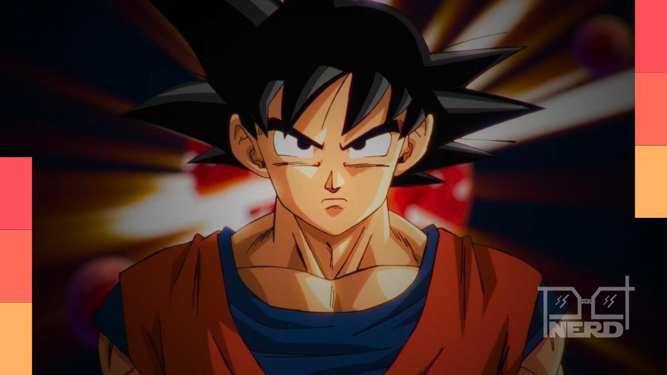 Goku em imagem promocional de Dragon Ball Super: Beerus
