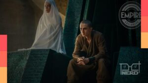 Timothée Chalamet como Paul Atreides e Anya Taylor-Joy como Alia Atreides em foto inédita de Duna: Parte 3