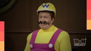 Elon Musk caracterizado como Wario em esquete do Saturday Night Live de 2021