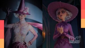 Letícia Spiller caracterizada como a Rainha Celeste, vilã de Enfeitiçadas: Bem-vindos a Hexe