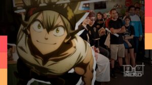 Fãs de Black Clover reunidos em São Paulo para uma transmissão especial da TV Tokyo