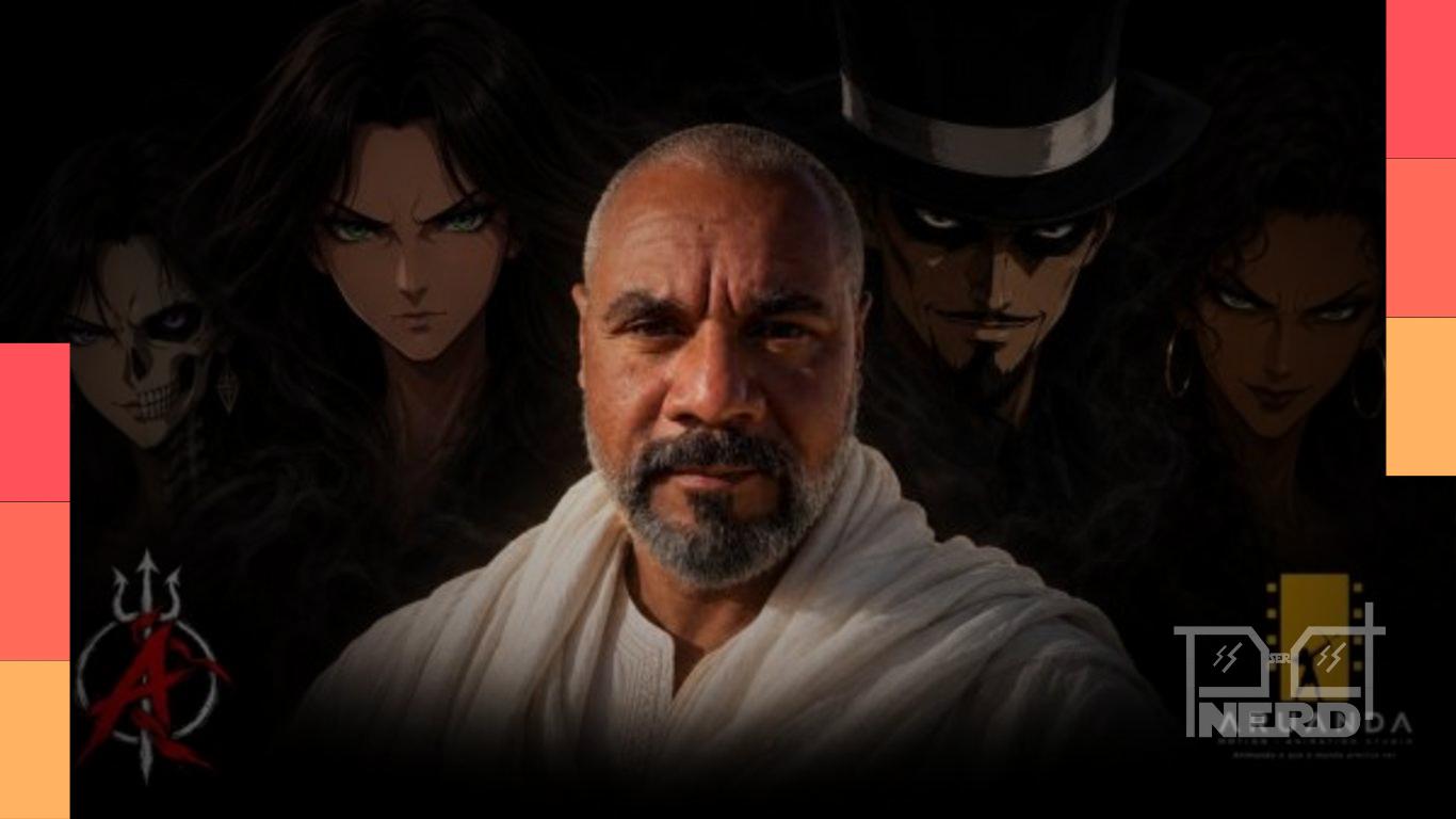 Valter Ramos apresenta o projeto de anime A Gira, inspirado na Umbanda e protagonizado por Exu Tranca Rua das Almas
