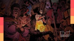 Representação dos Filhos da Meia-Noite, equipe sobrenatural da Marvel associada a heróis como Motoqueiro Fantasma, Blade e Cavaleiro da Lua