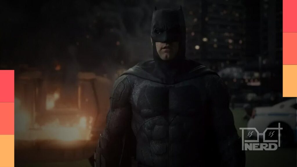 Batman de Ben Affleck em imagem promocional de Liga da Justiça