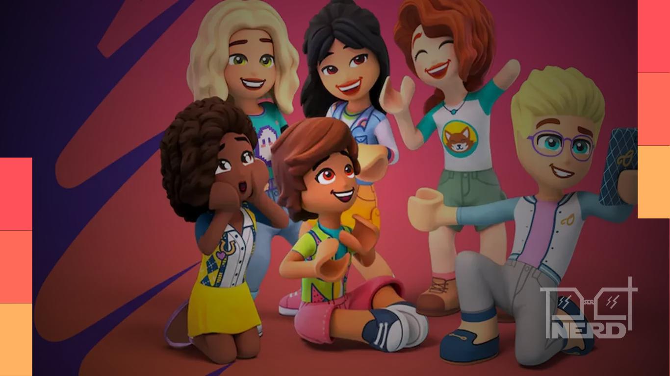 Imagem promocional do filme musical live-action LEGO Friends: Heartlake the Musical