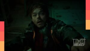 A criatura marinha de Profundezas diante de um iceberg, símbolo do desfecho da série da Netflix.