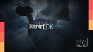 Arte promocional da parceria entre Fortnite e One Piece