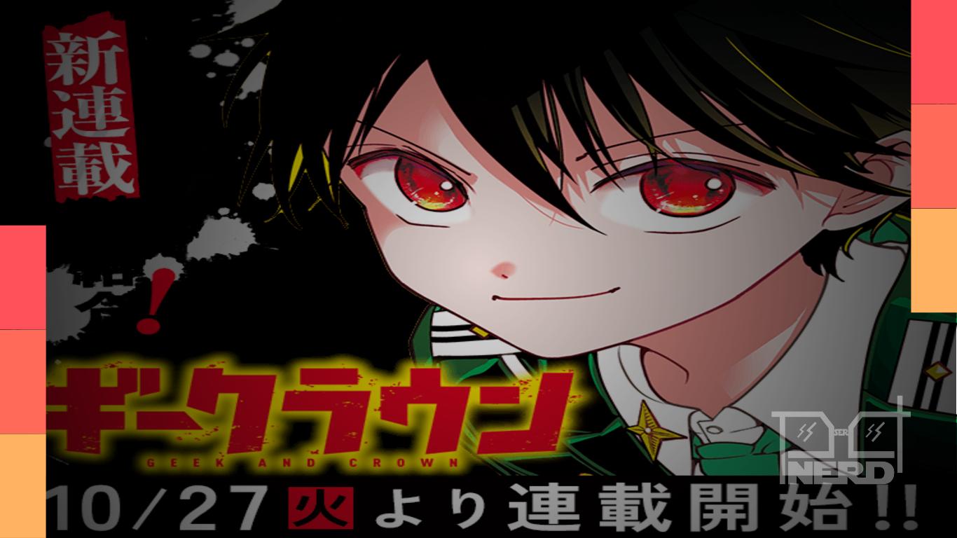 Primeira arte divulgada de Geek and Crown, novo mangá de Shinobu Ohtaka