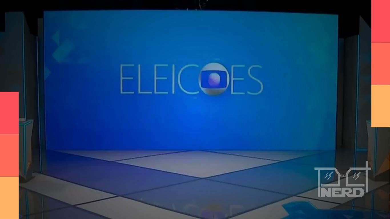 Estúdio de televisão preparado para um debate presidencial cancelado pela Globo