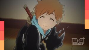 Ichigo em uma arte temática sobre a cena pós-créditos e o Hell Arc de Bleach