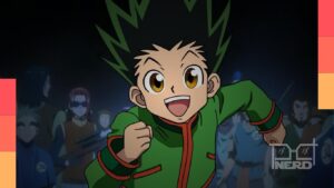 Kurapika ferido no convés de um navio durante a nova fase de Hunter x Hunter