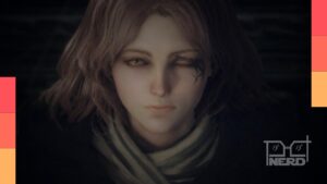 Personagem de videogame diante de um inimigo que representa NPCs adaptados por inteligência artificial