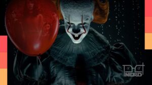 Pennywise em imagem promocional de It: Bem-Vindos a Derry