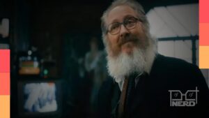 James Spader em destaque ao lado de uma nave de Star Trek, representando a ideia de Terry Matalas para uma nova série.