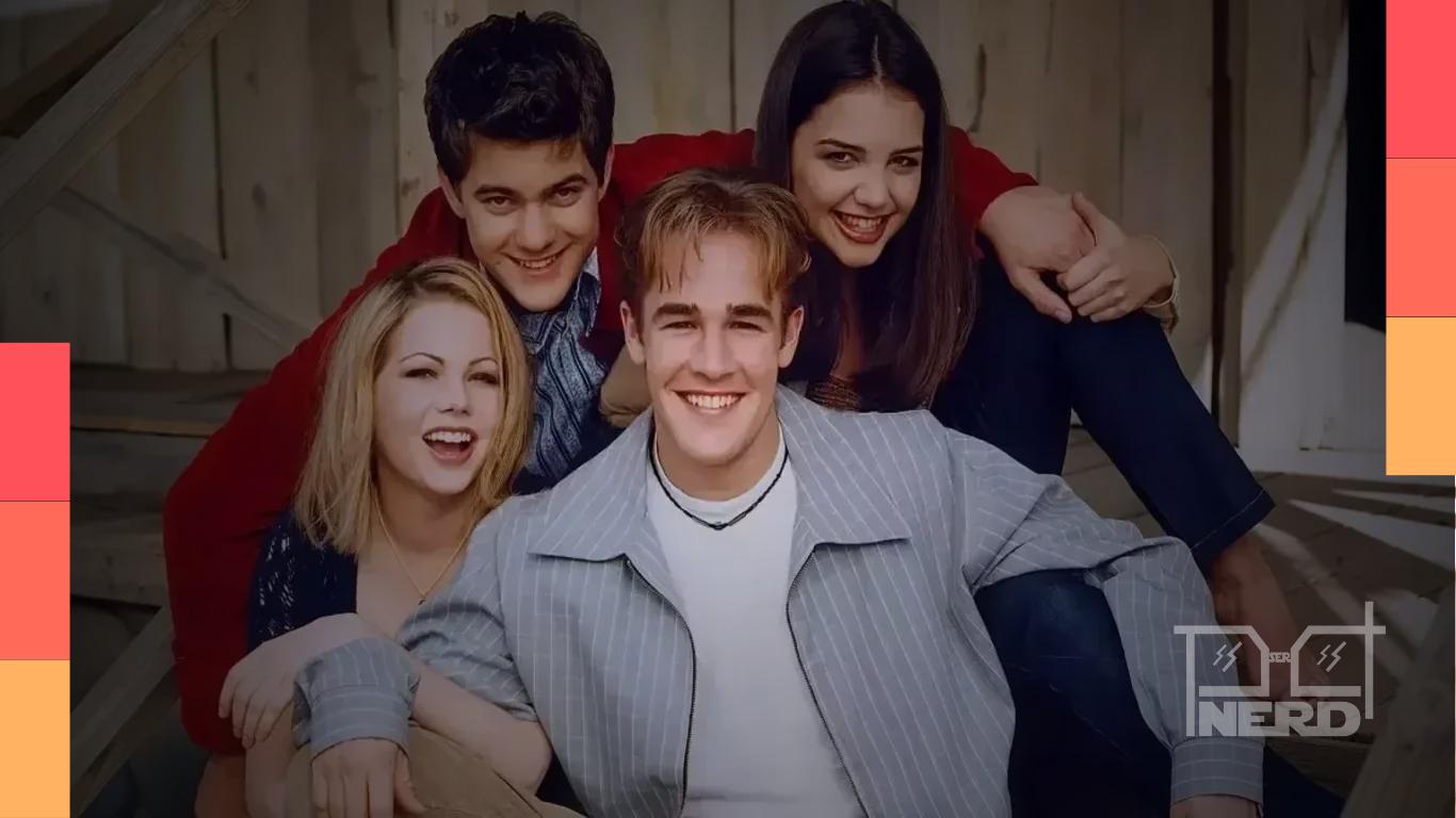 James Van Der Beek como Dawson Leery na série Dawson's Creek