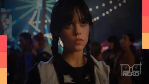 Jenna Ortega como Wandinha Addams na série da Netflix