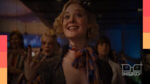 Elizabeth Banks e Elle Fanning aparecem juntas como Effie Trinket em vídeo de Jogos Vorazes: Amanhecer na Colheita