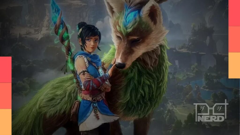 Imagem promocional de Kena: Scars of Kosmora, sequência adiada para 2027