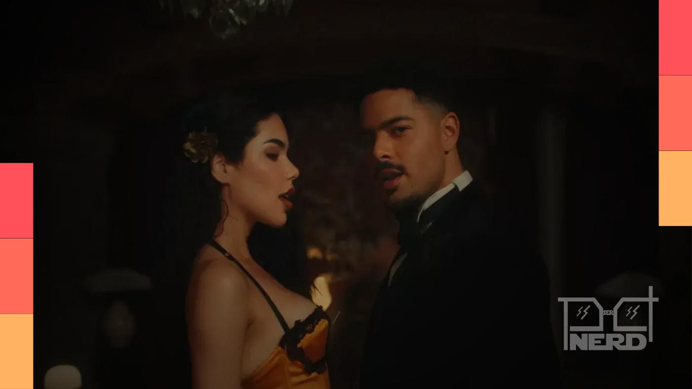 Pedro Sampaio e Kenia Os em imagem promocional da colaboração KINKY