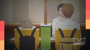 Os protagonistas de Koori no Jouheki 2ª temporada em uma cena da série