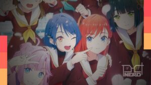 Visual principal do anime Love Live! Hasunosora com integrantes da turma 106