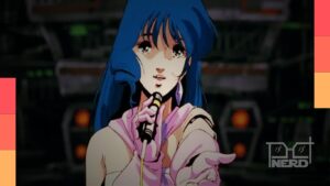 Figura de uma Valkyrie de Macross em destaque entre colecionáveis de mecha