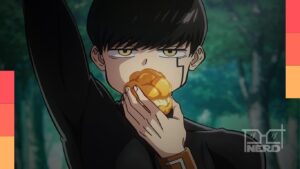 Mash Burnedead na divulgação da terceira temporada de Mashle