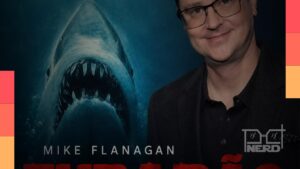 Montagem de Mike Flanagan relacionada ao clássico Tubarão