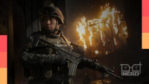 Cena de Call of Duty Modern Warfare 4 relacionada à trama de uma invasão da Coreia do Sul