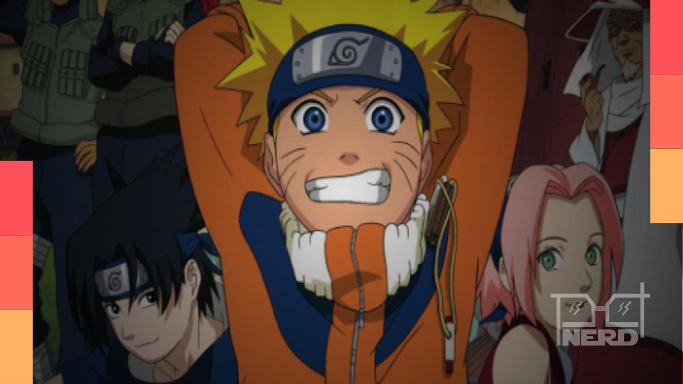 Naruto Uzumaki em imagem comemorativa dos 24 anos do anime