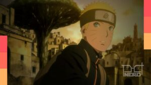 Naruto em ilustração temática sobre uma possível história entre Shippuden e Boruto