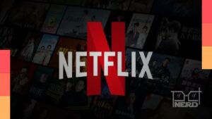 Logo da Netflix em destaque com referência ao aumento dos preços dos planos no Brasil