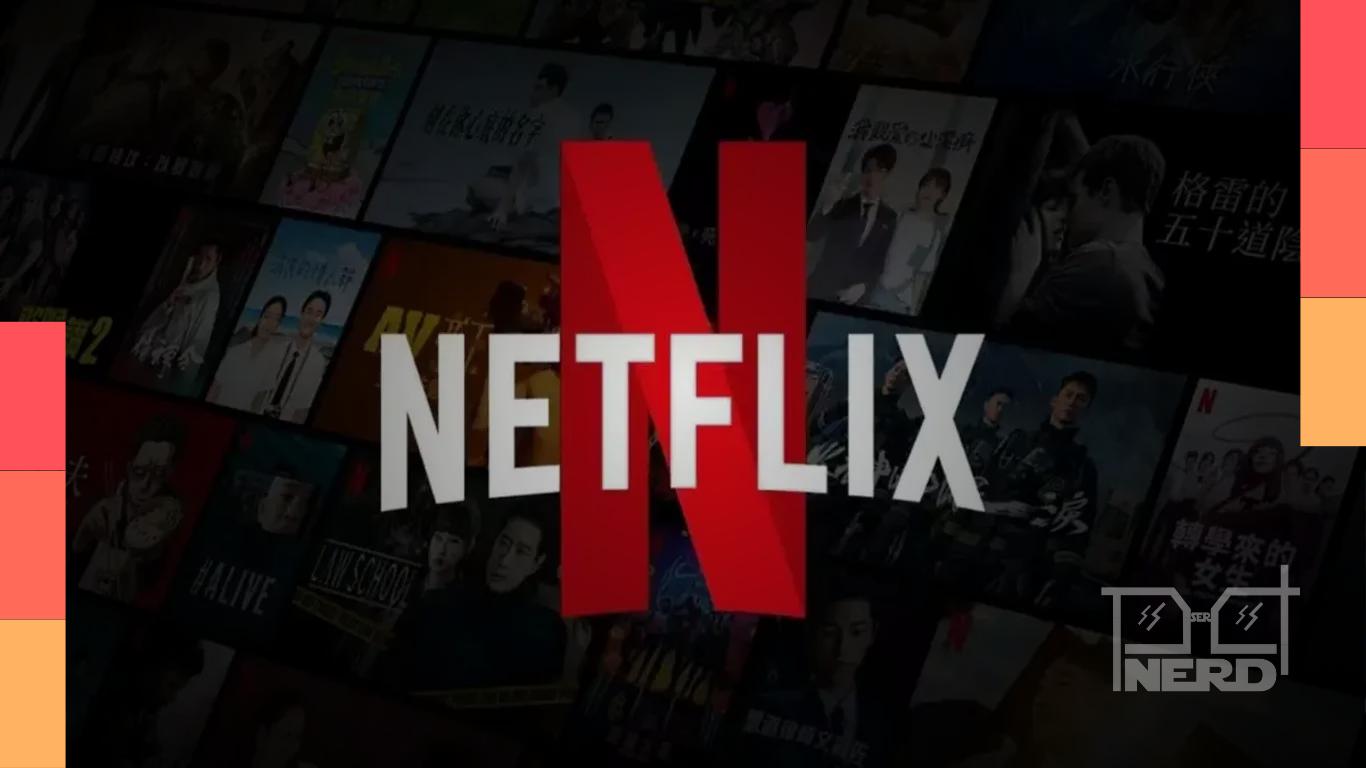Logo da Netflix em destaque com referência ao aumento dos preços dos planos no Brasil