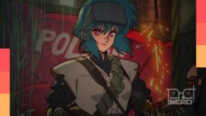 Imagem promocional de Ghost in the Shell associada ao anúncio de um novo anime da Science Saru