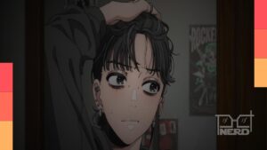 Aya e Mitsuki no visual promocional do anime O Cara por Quem Ela se Interessou Não Era um Cara
